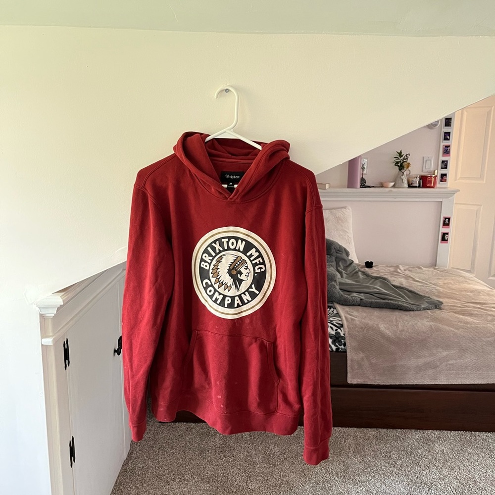 COPY - brixton burgundy hoodie